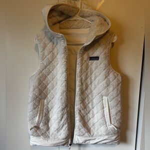 Patagonia Reversible Los Gatos Hooded Vest Sherpa